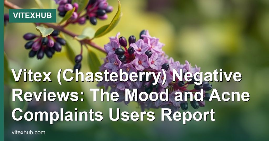 Vitex (Chasteberry) Negative Reviews: The Mood and Acne Complaints Users Report - VitexHub