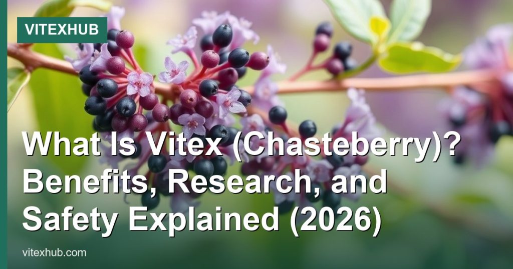 What Is Vitex (Chasteberry)? Benefits, Research, and Safety Explained (2026) - VitexHub